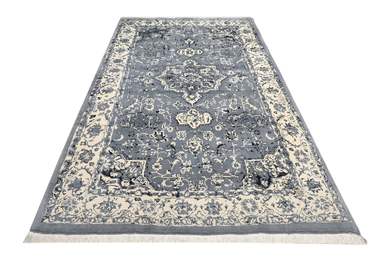 فرش دستباف کرک و ابریشم کد 2326708