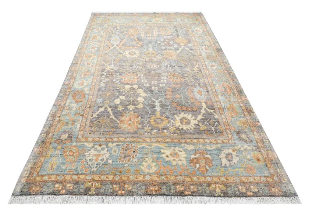 فرش دستبافت شش متری تبریز بژ خاکی