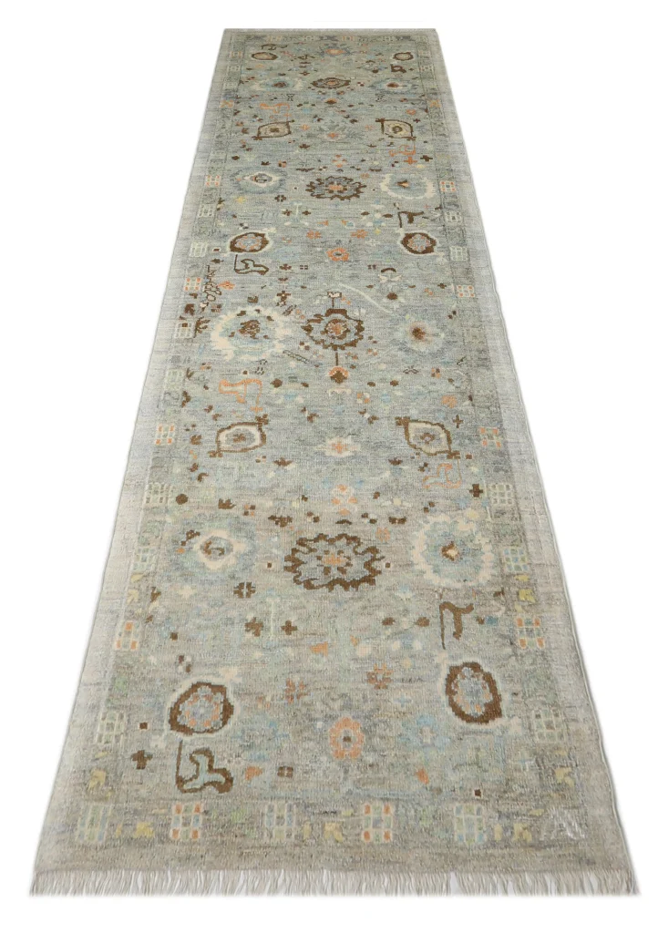 فرش دستبافت طرح معجزه خاکستری