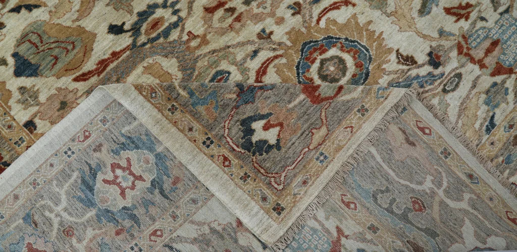 فرش دستباف بزرگ پارچه سلطان‌آباد طوسی